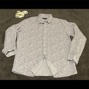 Calico light gray button down shirt